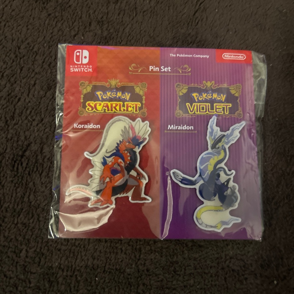 Pokemon pins.